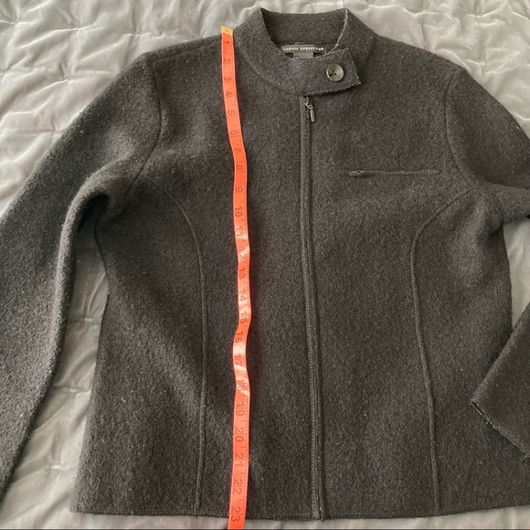 Womens Boiled Wool Jacket - Picture 6 of 7